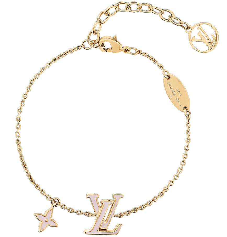  Vòng Tay Nữ Louis Vuitton LV Iconic Enamel 'Pink' 