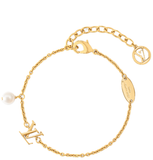  Vòng Tay Nữ Louis Vuitton LV Iconic Louisa 'Gold' 