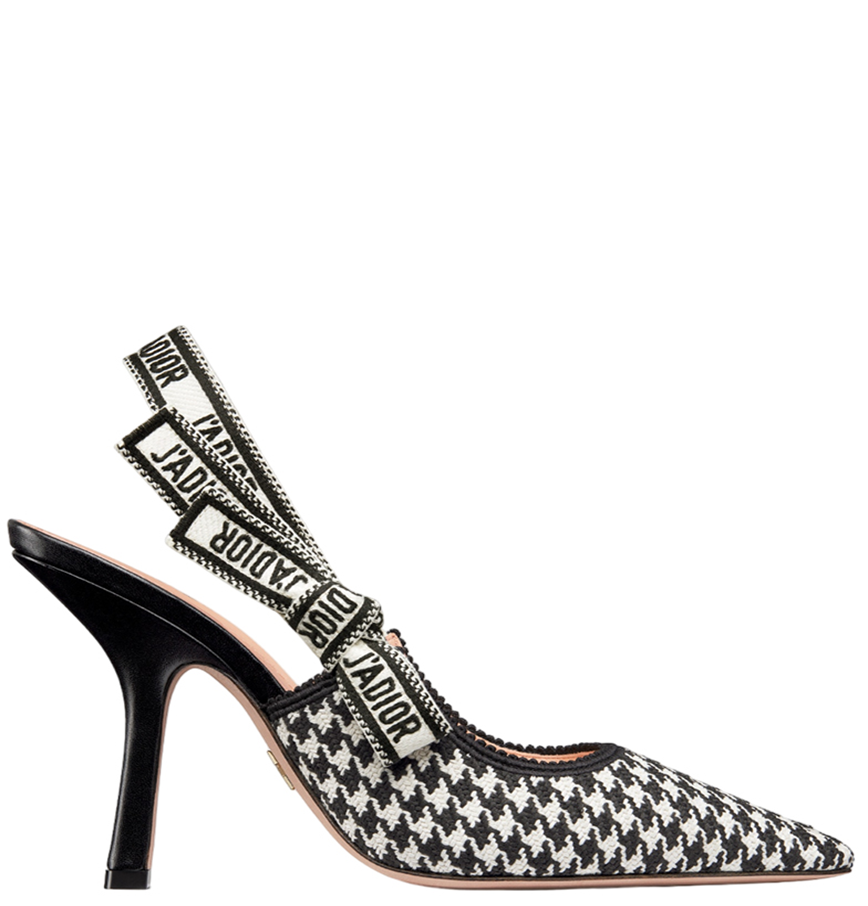  Giày Nữ Dior J’Adior Slingback Pump 'Black White' 