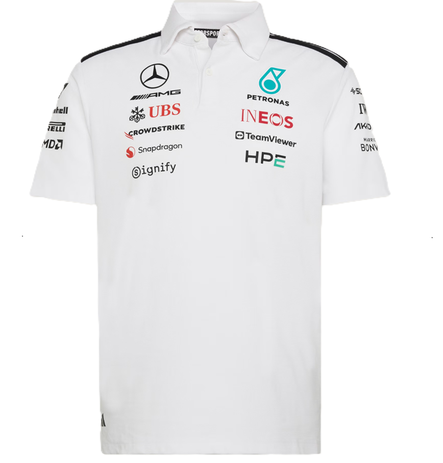  Áo Adidas Polo Mercedes– Amg Petronas Fomula 1 ‘White’ 
