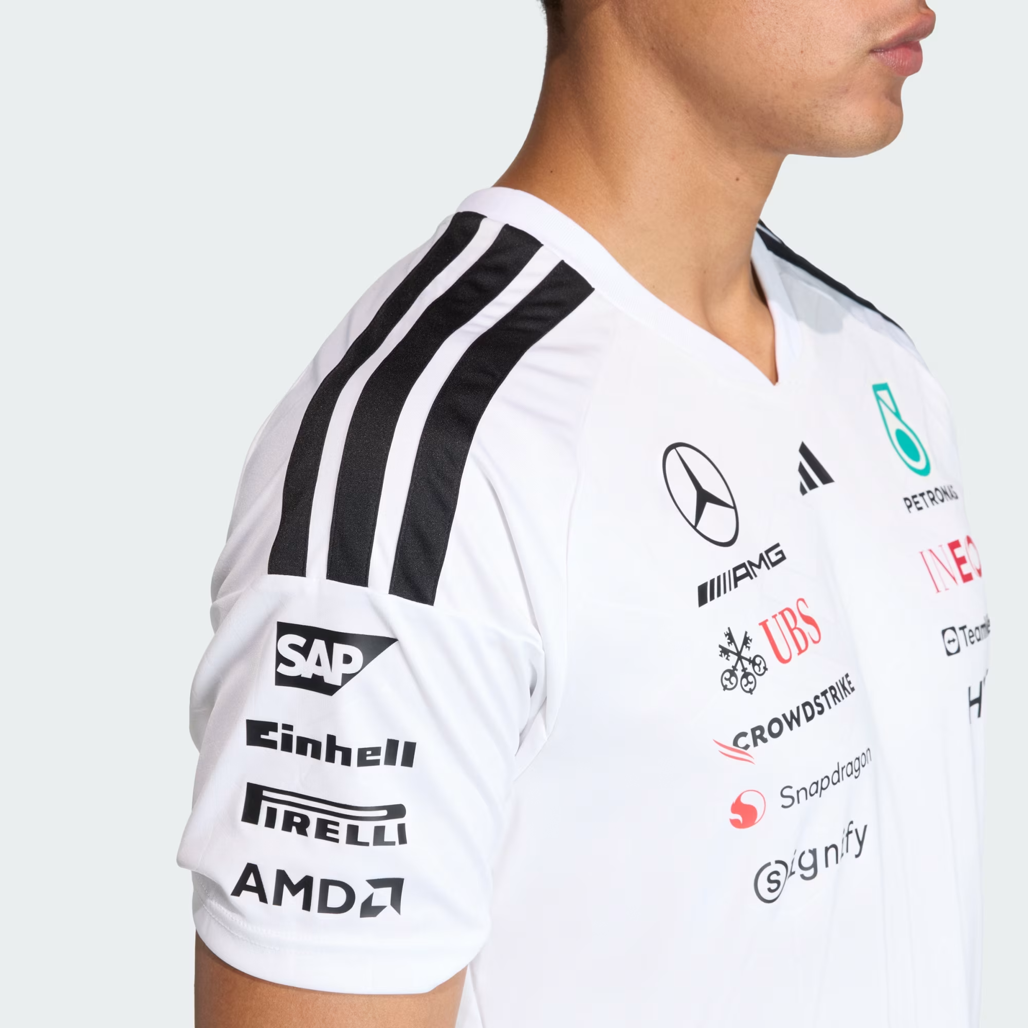  Áo Adidas Mercedes Amg Petronas Formula 1 Team ‘White’ 