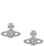  Khuyên Tai Nữ Vivienne Westwood Grace Bas Relief 'Silver' 