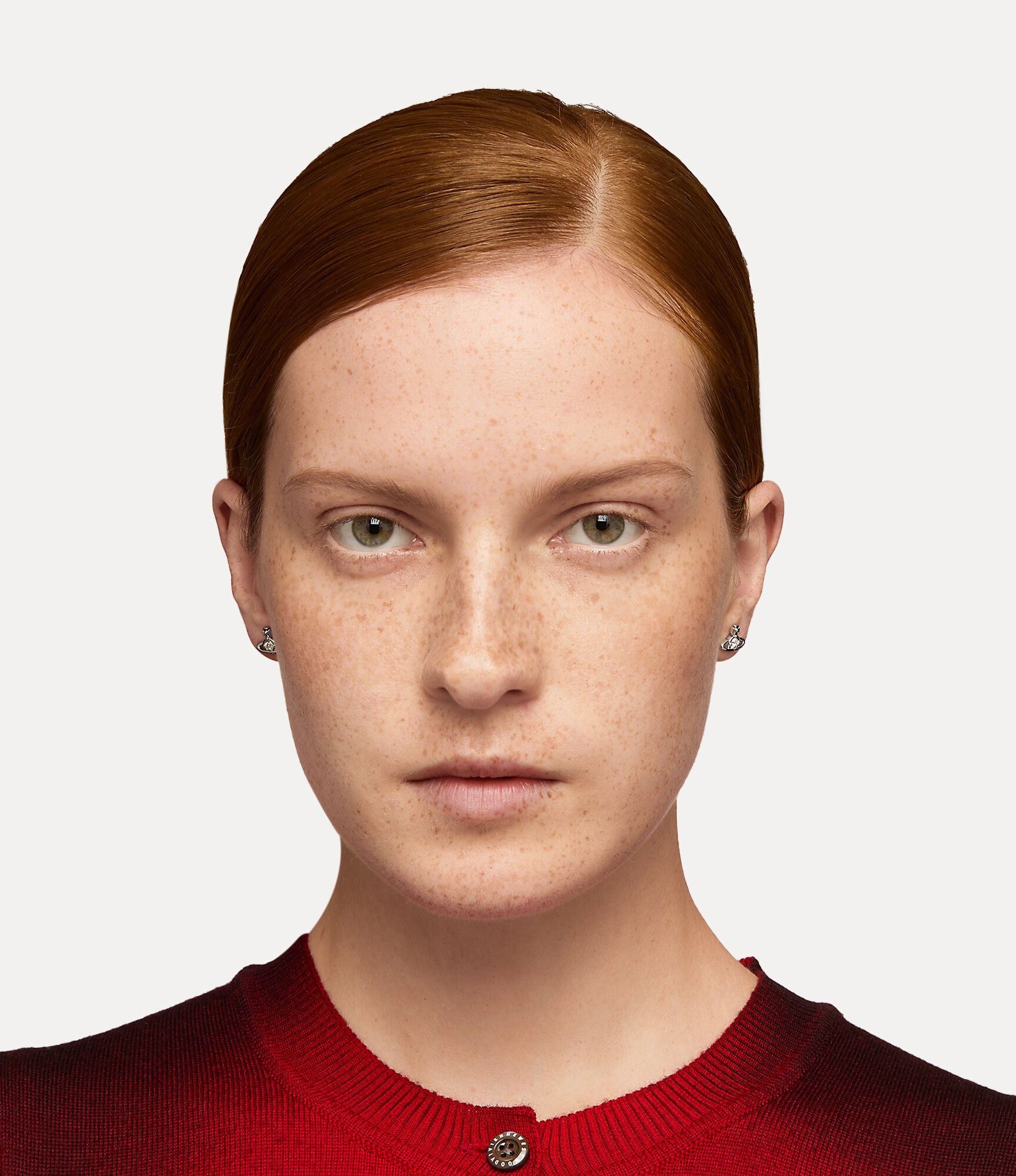  Khuyên Tai Nữ Vivienne Westwood Nano Solitaire 'Platinum' 