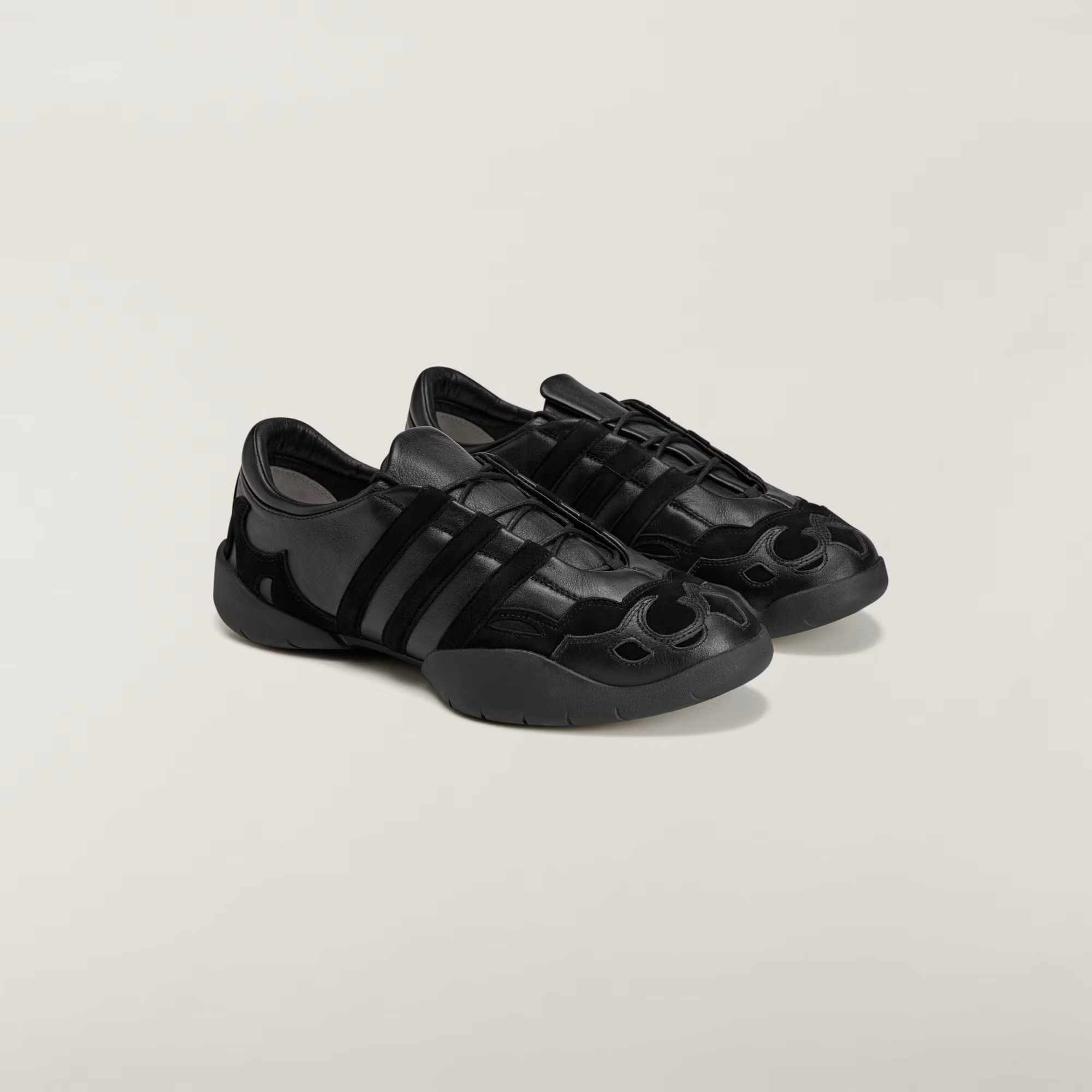  Giày Nam Adidas Y-3 Regu Leather 'Black' 