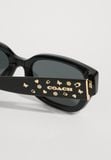  Kính Coach Sunglasses 'Black' 