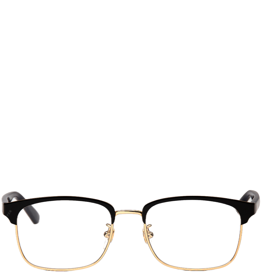  Kính Gucci Eyeglasses 'Black Gold' 