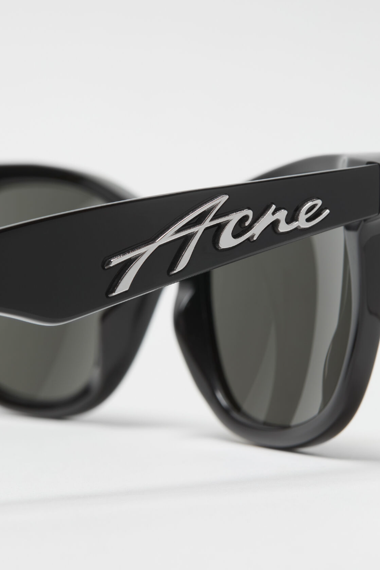  Kính Nữ Acne Square-frame sunglasses 'Black' 