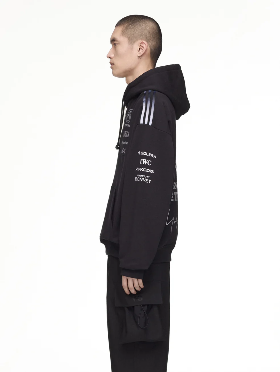  Áo Adidas Y-3 Mercedes-AMG Petronas F1 'Black’ 