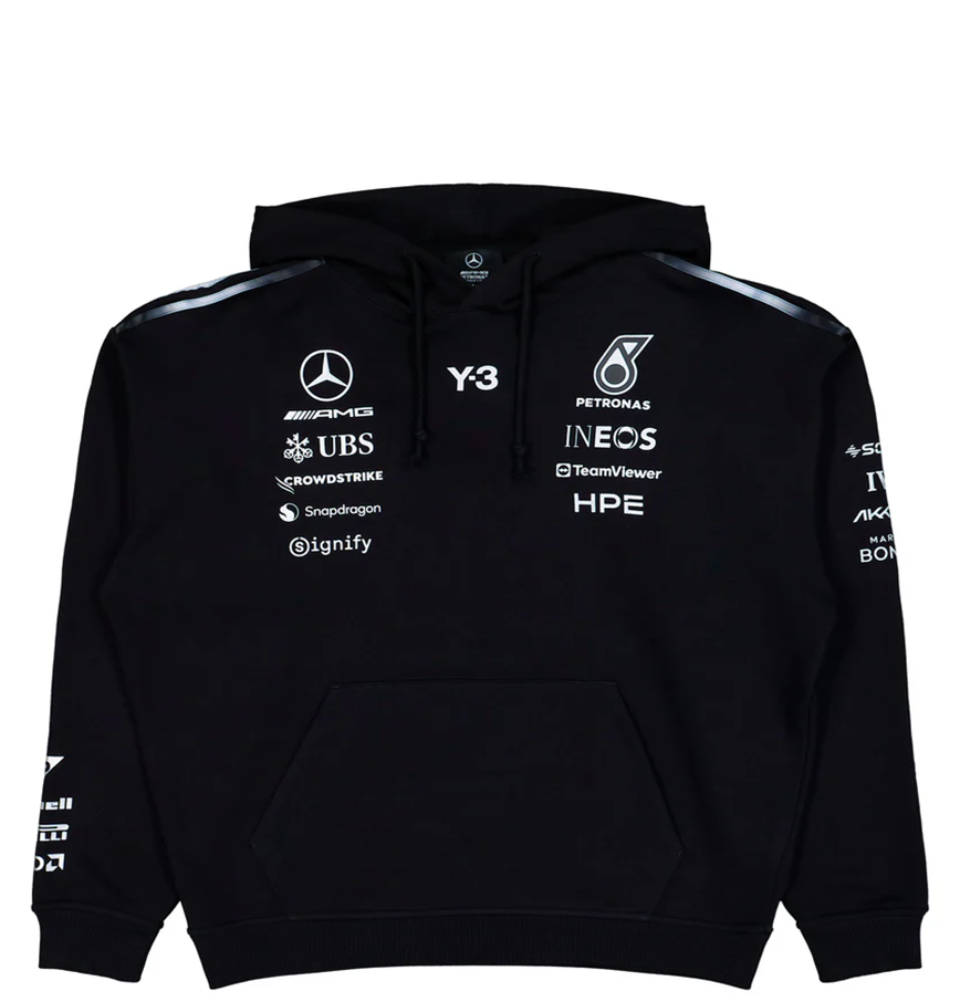  Áo Adidas Y-3 Mercedes-AMG Petronas F1 'Black’ 