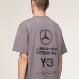  Áo Adidas Y-3 Mercedes Logo Stack Short Sleeve ‘Granite’ 