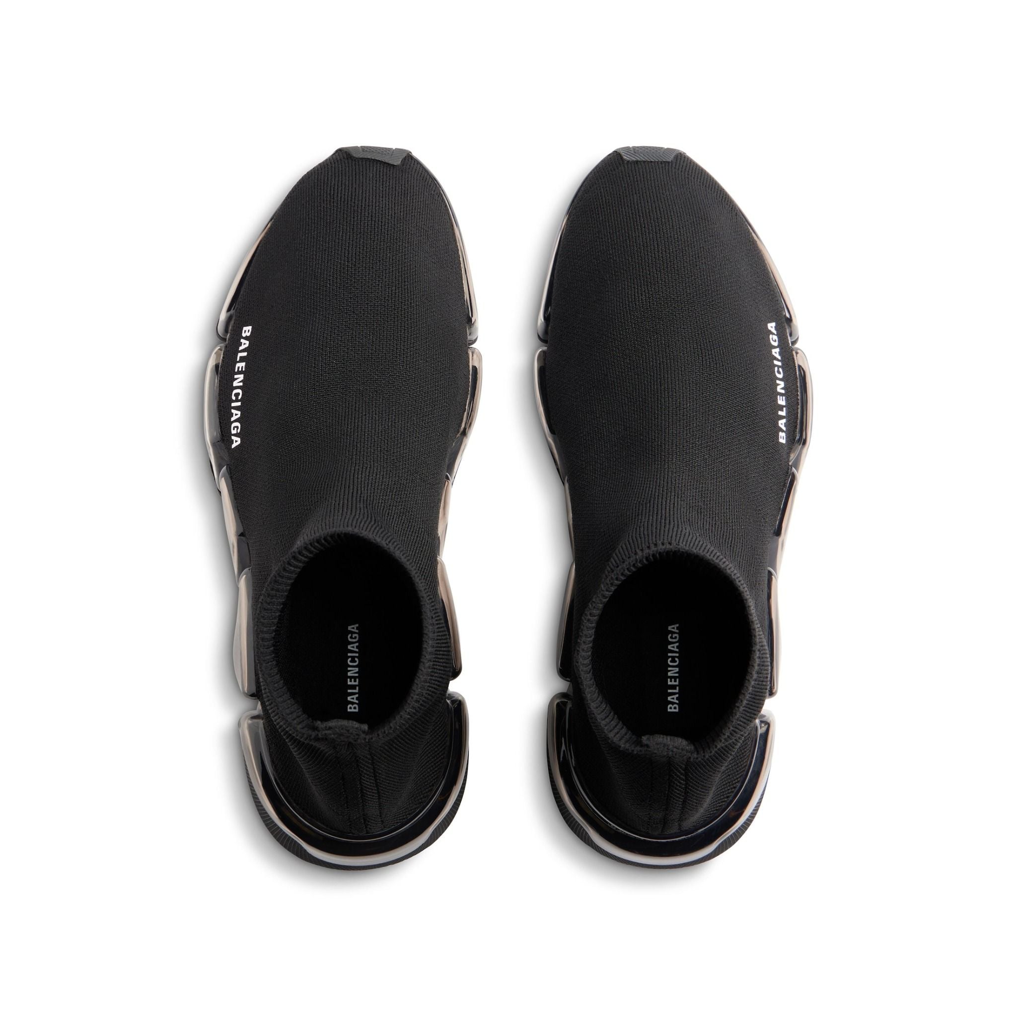  Giày Nam Balenciaga Speed 2.0 Recycled Knit Trainers 'Black' 