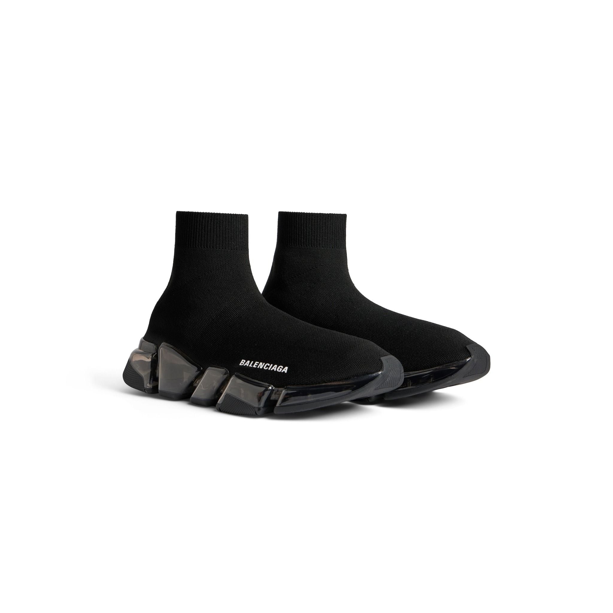  Giày Nam Balenciaga Speed 2.0 Recycled Knit Trainers 'Black' 