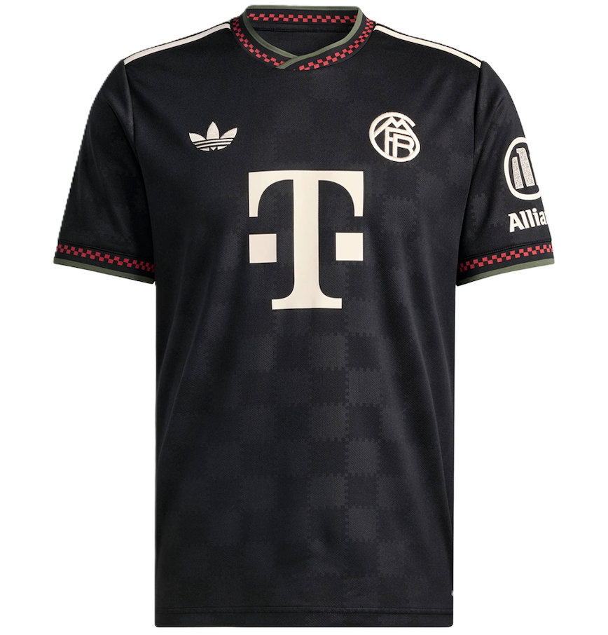  Áo Adidas FC Bayern 25/26 Third Jersey 'Black' 
