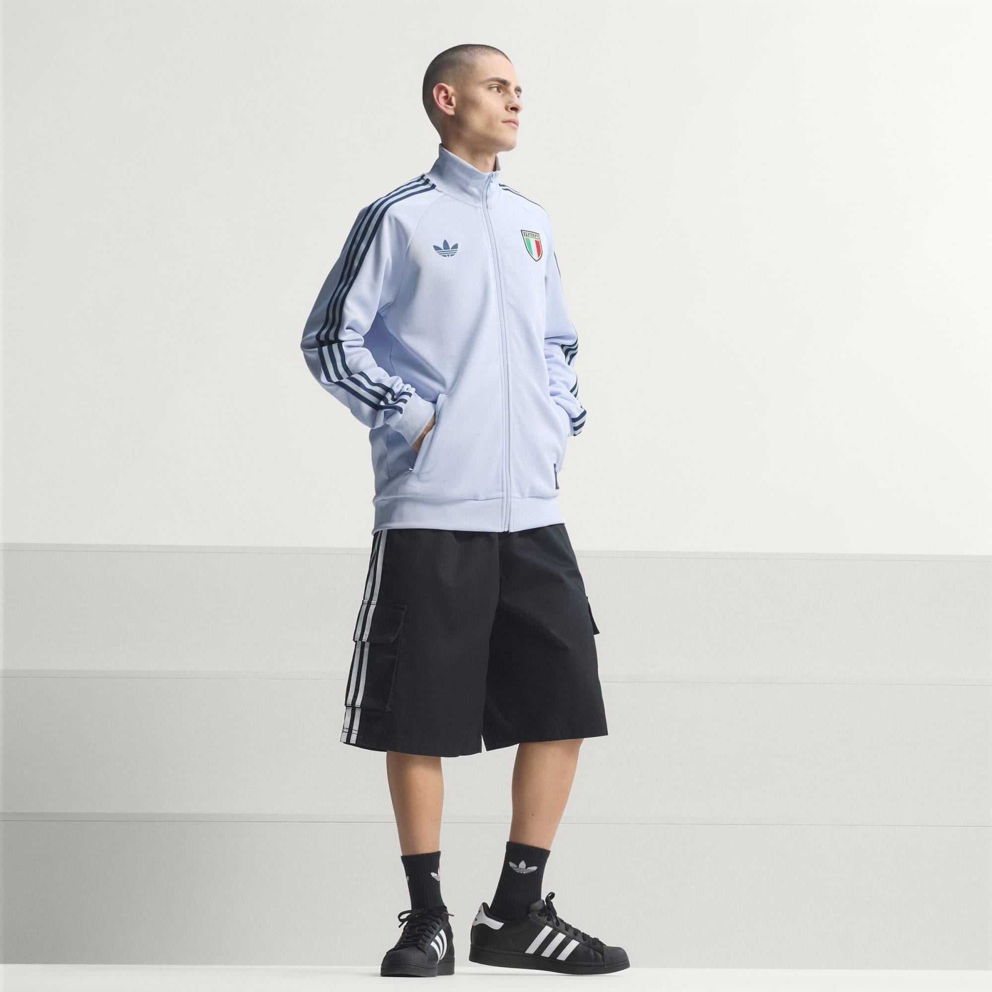  Áo Adidas FIGC Italy OG Track Top 'Aeroblue' 