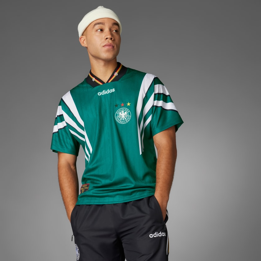  Áo Adidas Germany 1996 Away Jersey 'Big Sur' 
