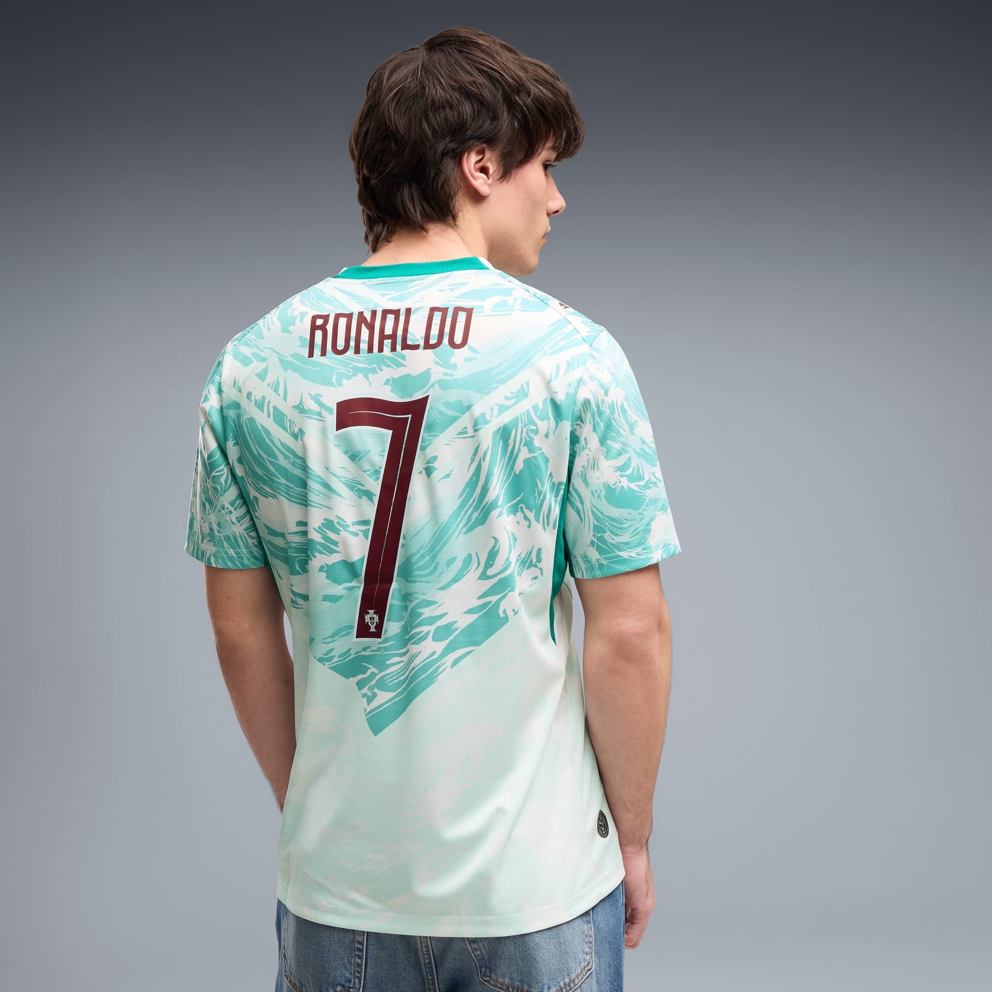  Áo Puma Portugal Away Player Jersey 'Blue' 