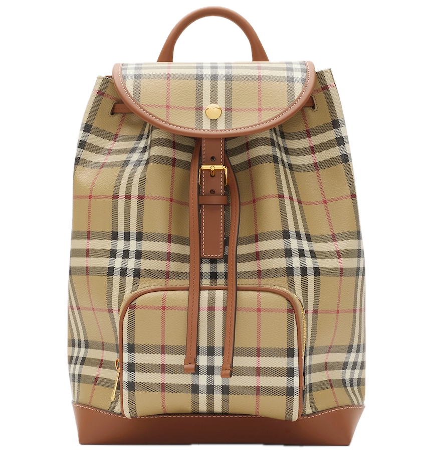  Balo Burberry Check Backpack 'Archive Beige' 