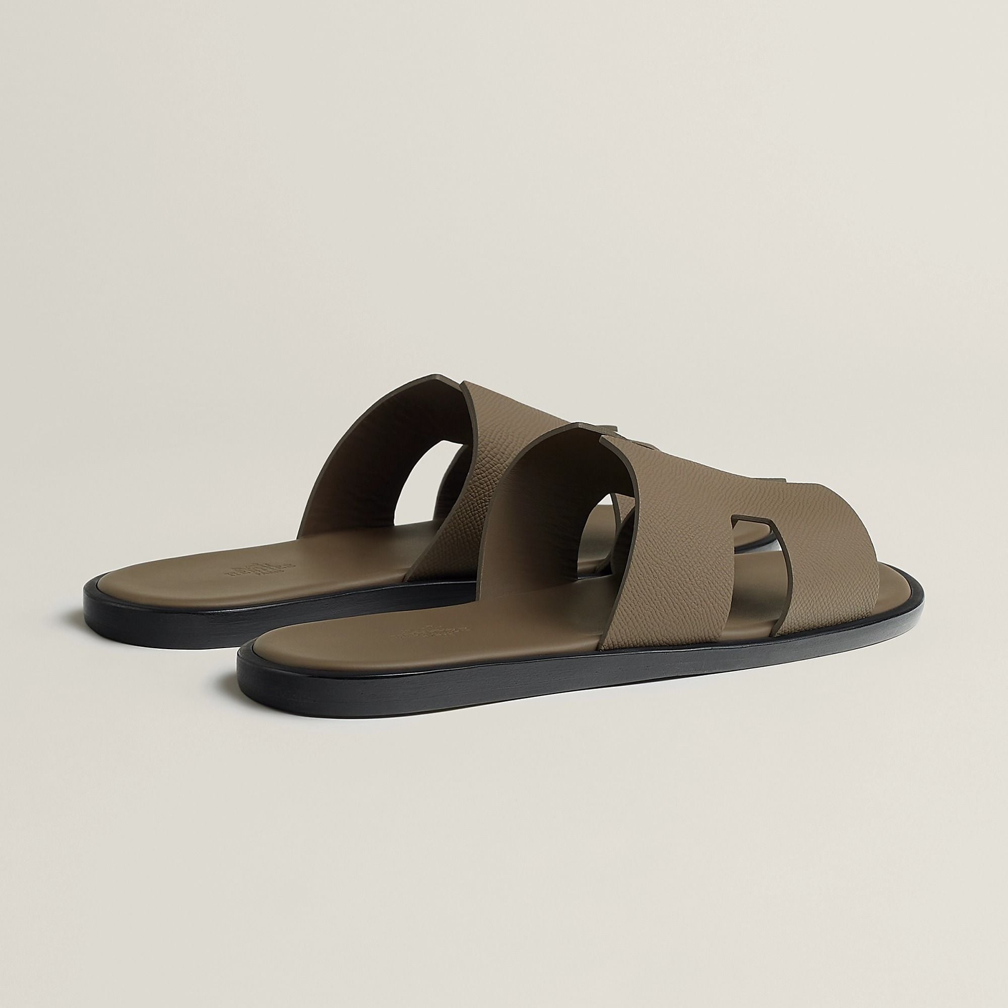  Dép Nam Hermes Izmir Sandal 'Étoupe' 