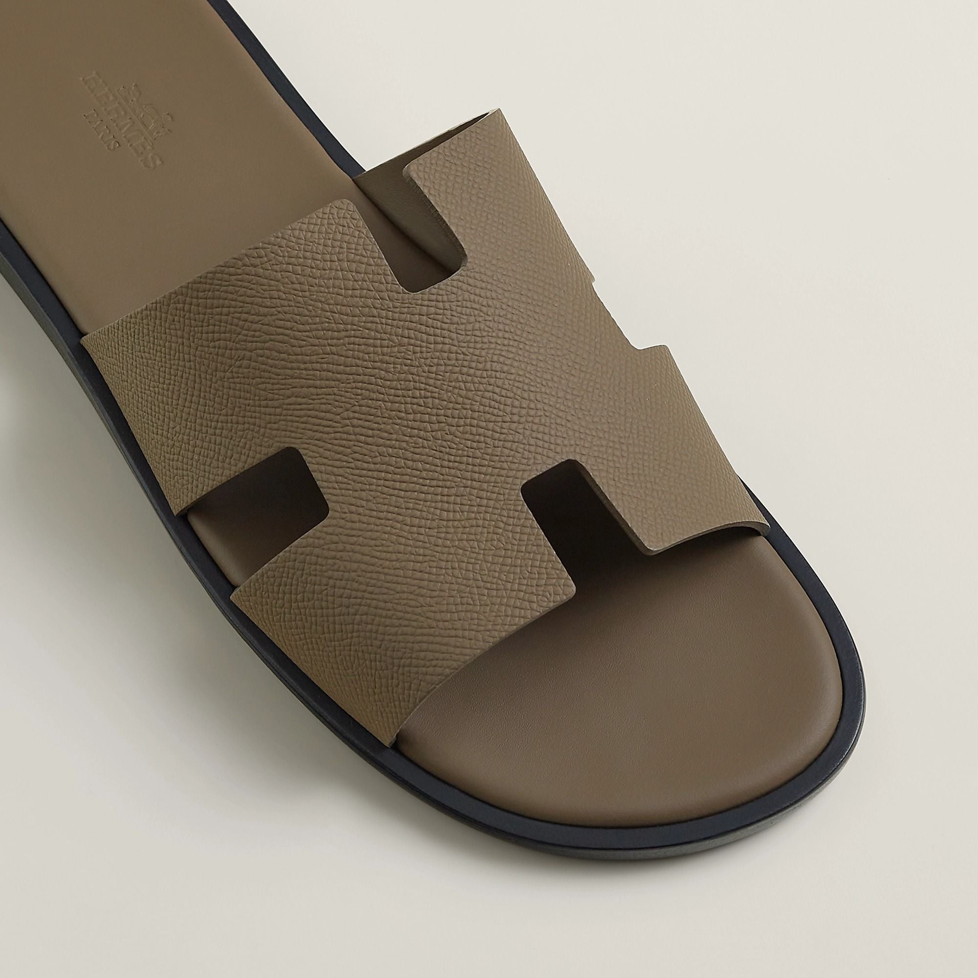  Dép Nam Hermes Izmir Sandal 'Étoupe' 