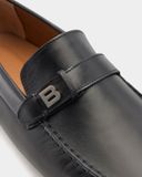  Giày Nam Bally Pilot Driver Leather 'Black' 