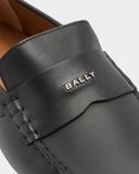  Giày Nam Bally Pilot Driver Leather 'Black' 