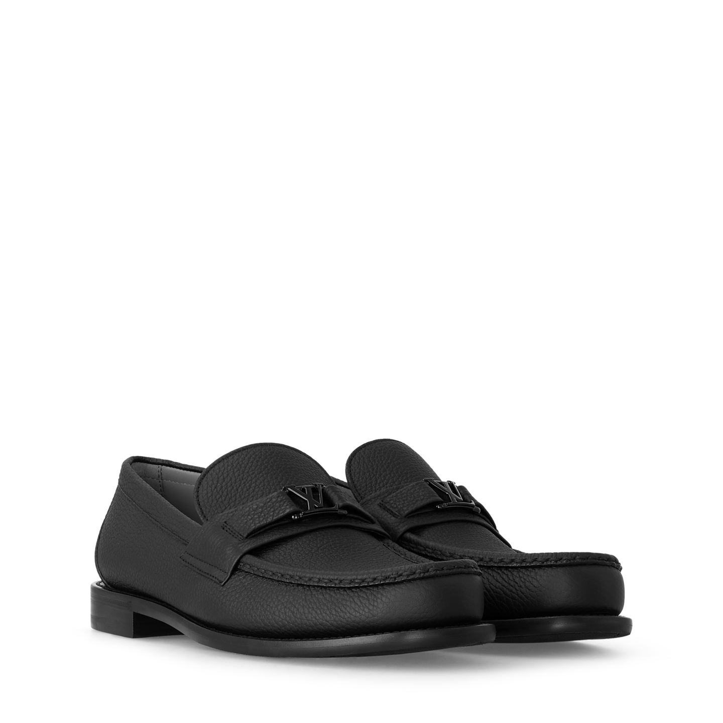  Giày Nam Louis Vuitton Major Loafers 'Black' 