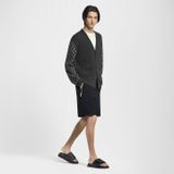  Giày Nam Louis Vuitton Miami Mules 'Black' 