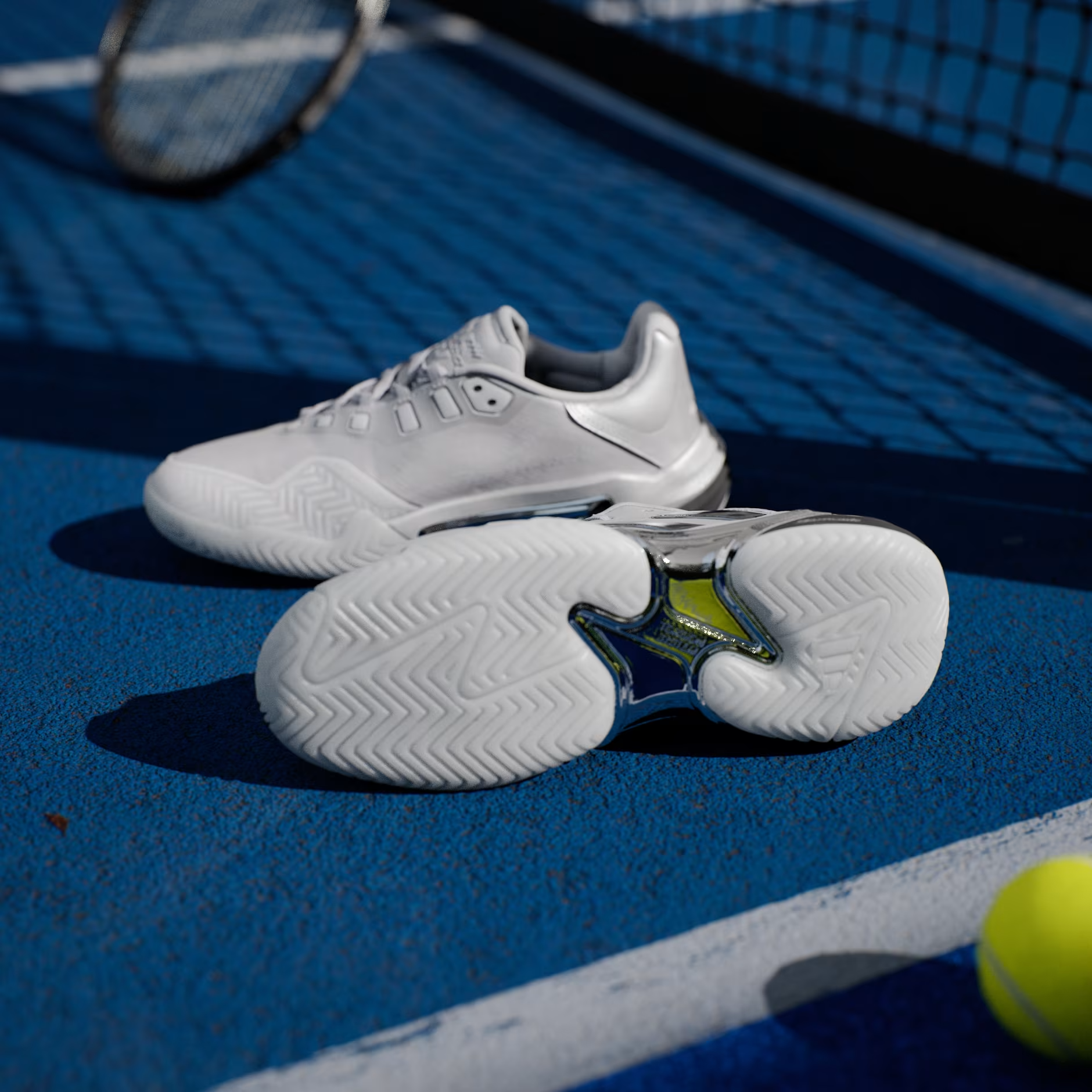  Giày Nữ Adidas Barricade 13 'Silver Edition' 