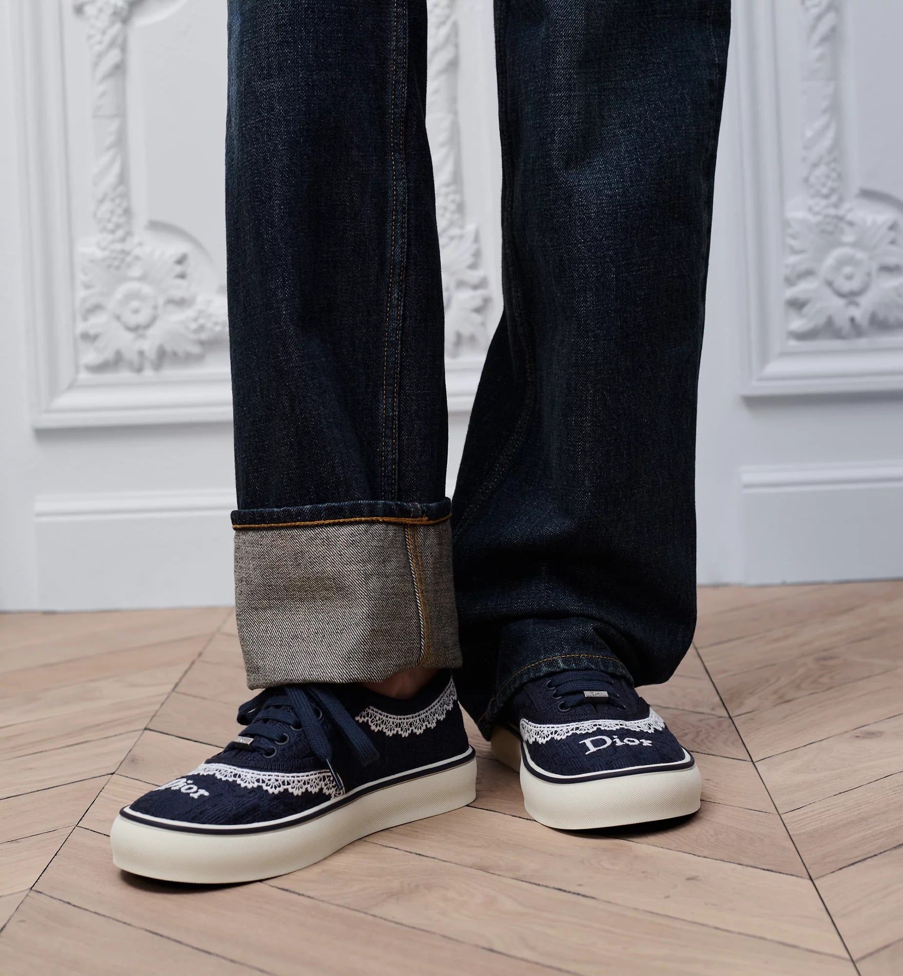  Giày Nữ Dior Saltwind Sneaker 'Blue' 