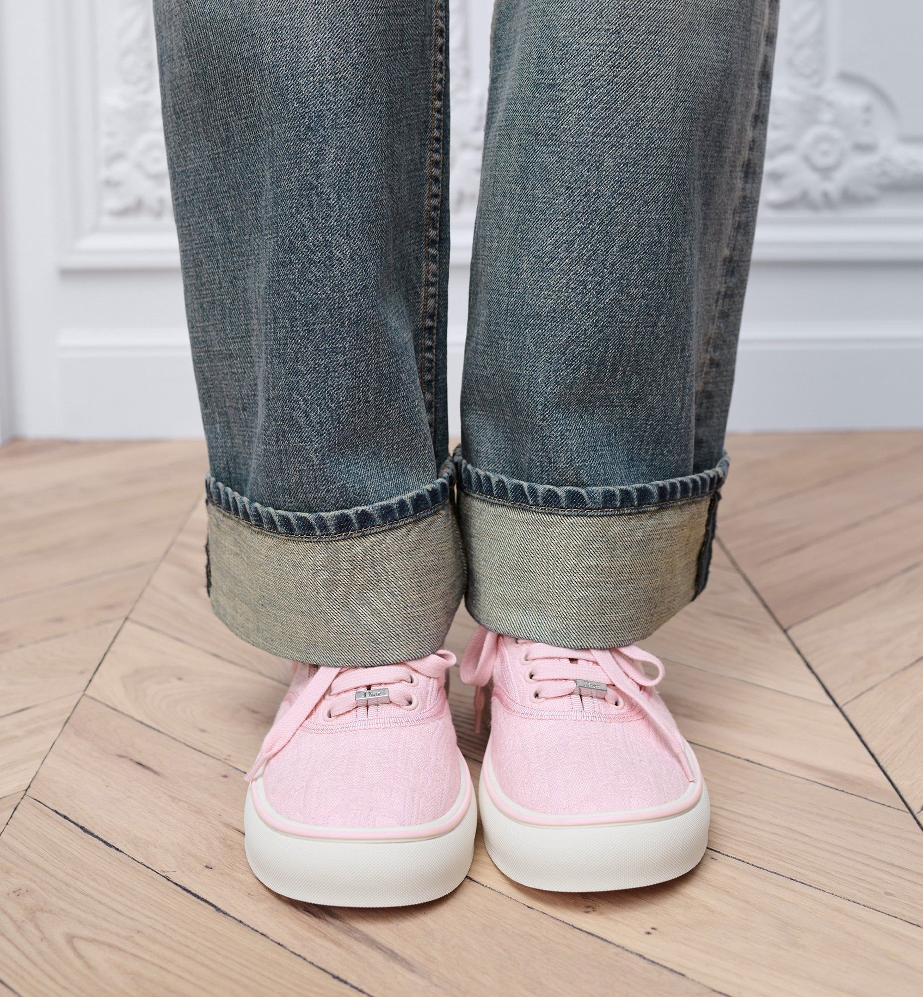  Giày Nữ Dior Saltwind Sneaker 'Pink' 