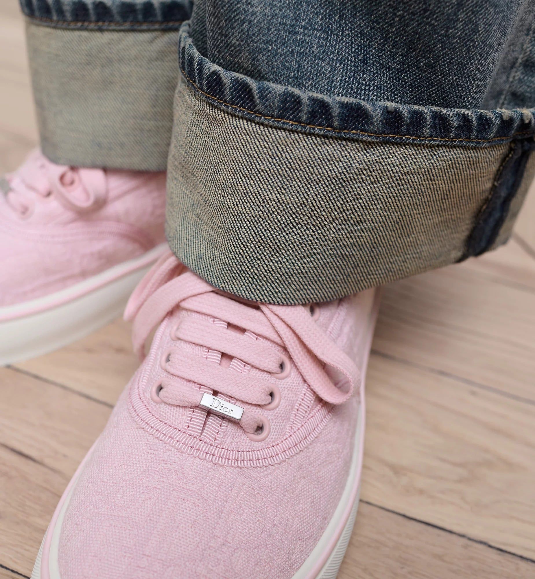  Giày Nữ Dior Saltwind Sneaker 'Pink' 
