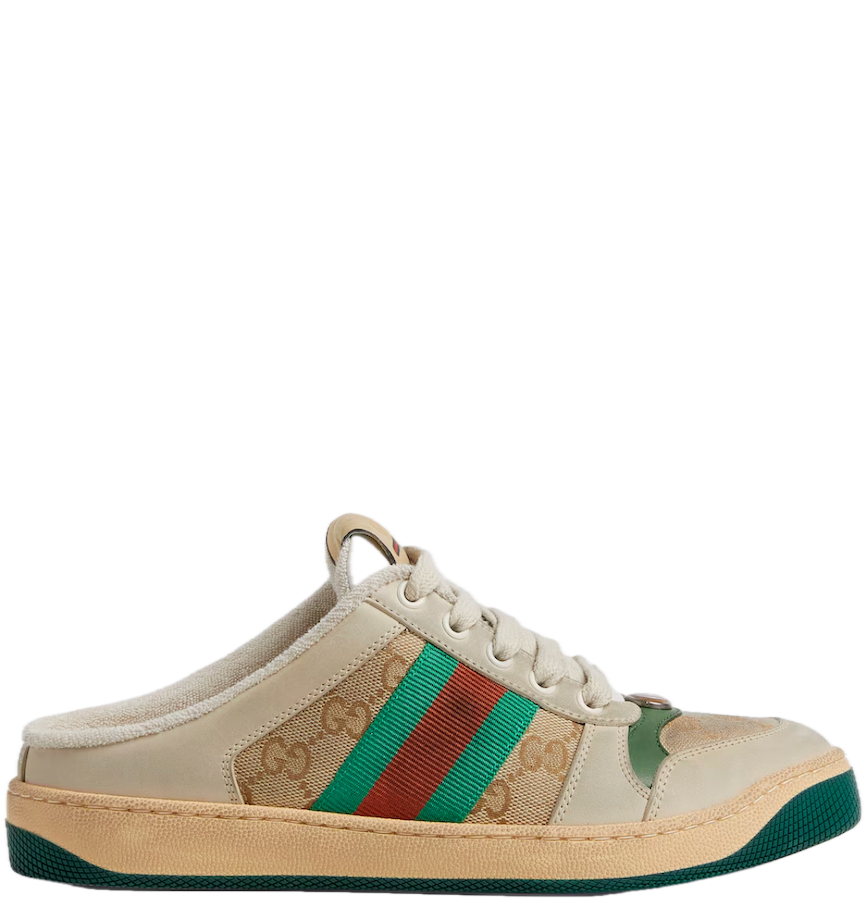 Giày Nữ Gucci Screener Mule 'Beige' 