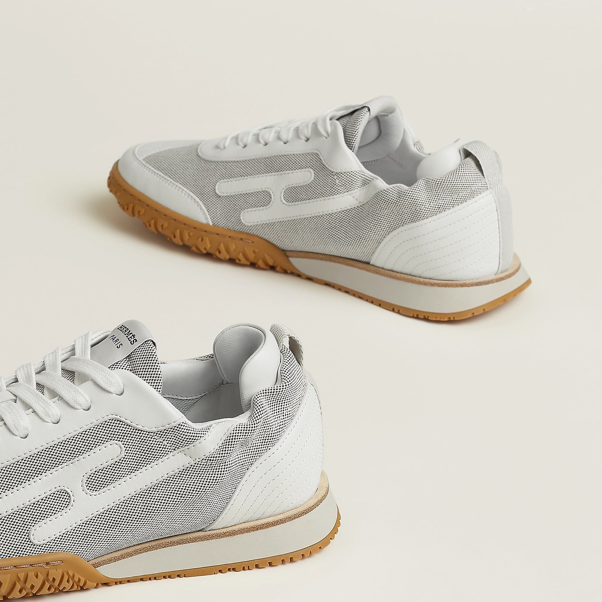  Giày Nữ Hermes Jet Sneaker 'Prunoir' 