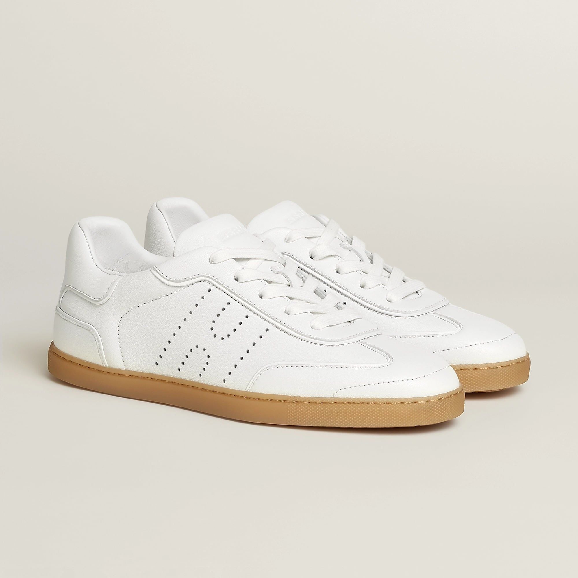  Giày Nữ Hermes Match Sneaker 'Blanc' 