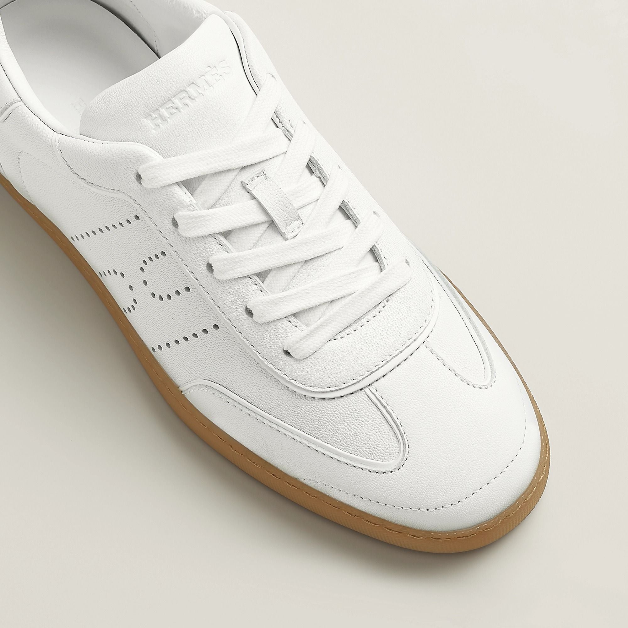  Giày Nữ Hermes Match Sneaker 'Blanc' 