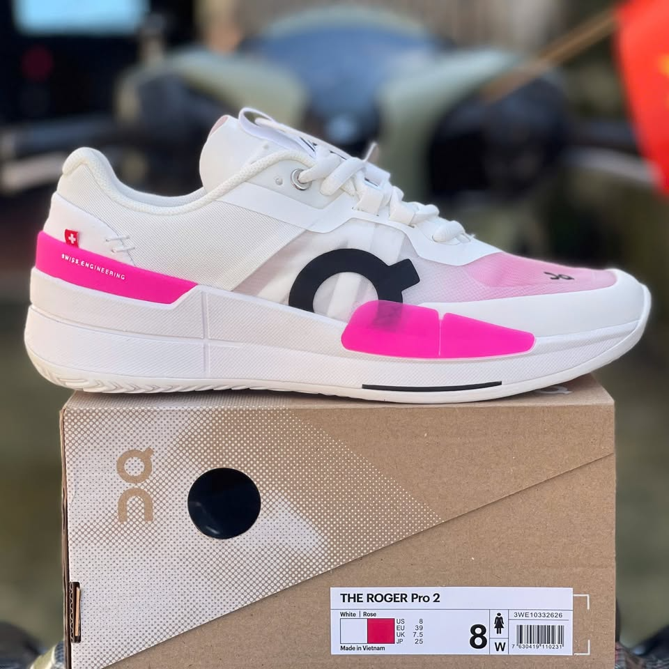  Giày Nữ On The Roger Pro 2 'White Pink' 