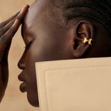  Khuyên Tai Nữ Hermes Olympe 'Noir Gold' 