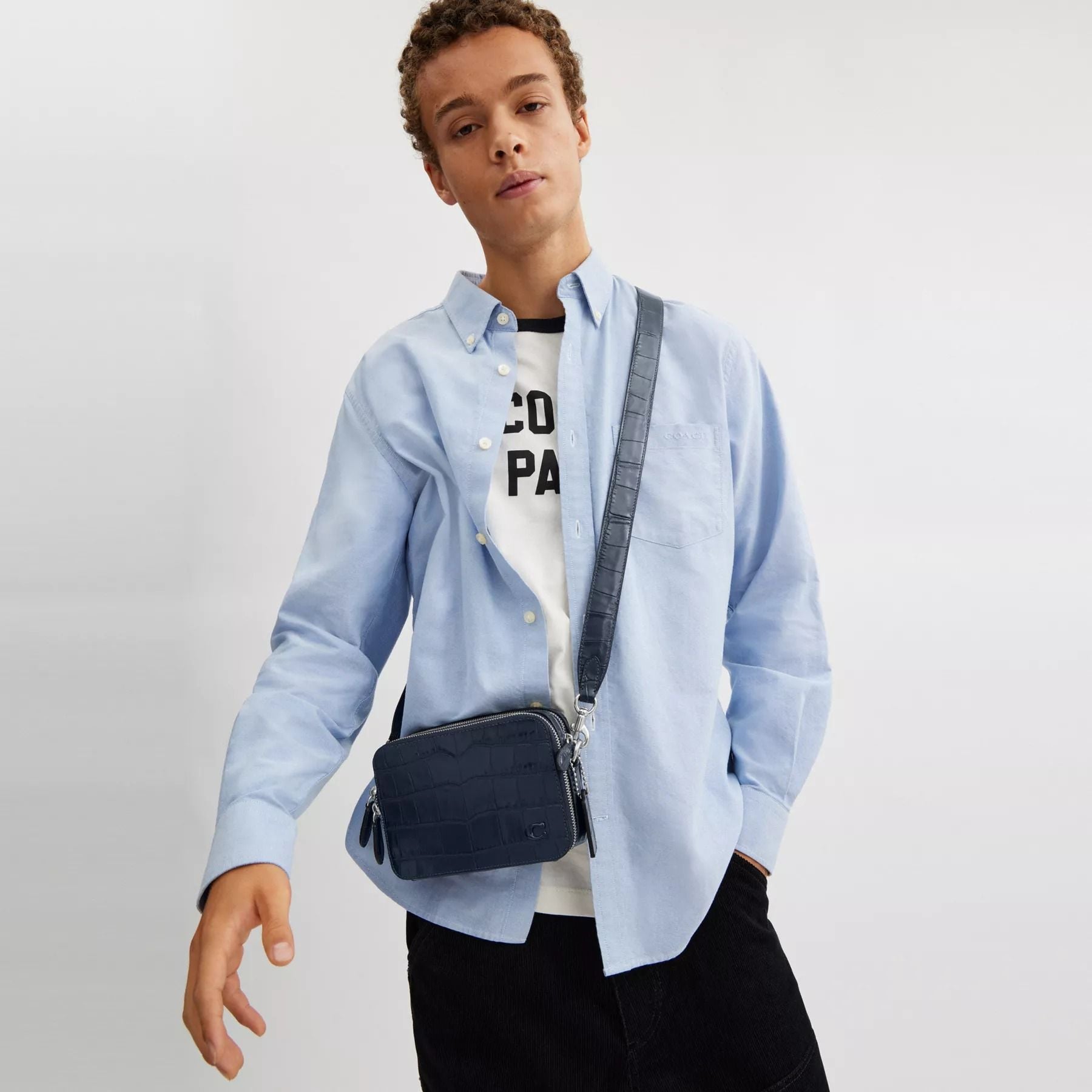  Túi Coach Charter Crossbody 19 Bag 'Navy' 