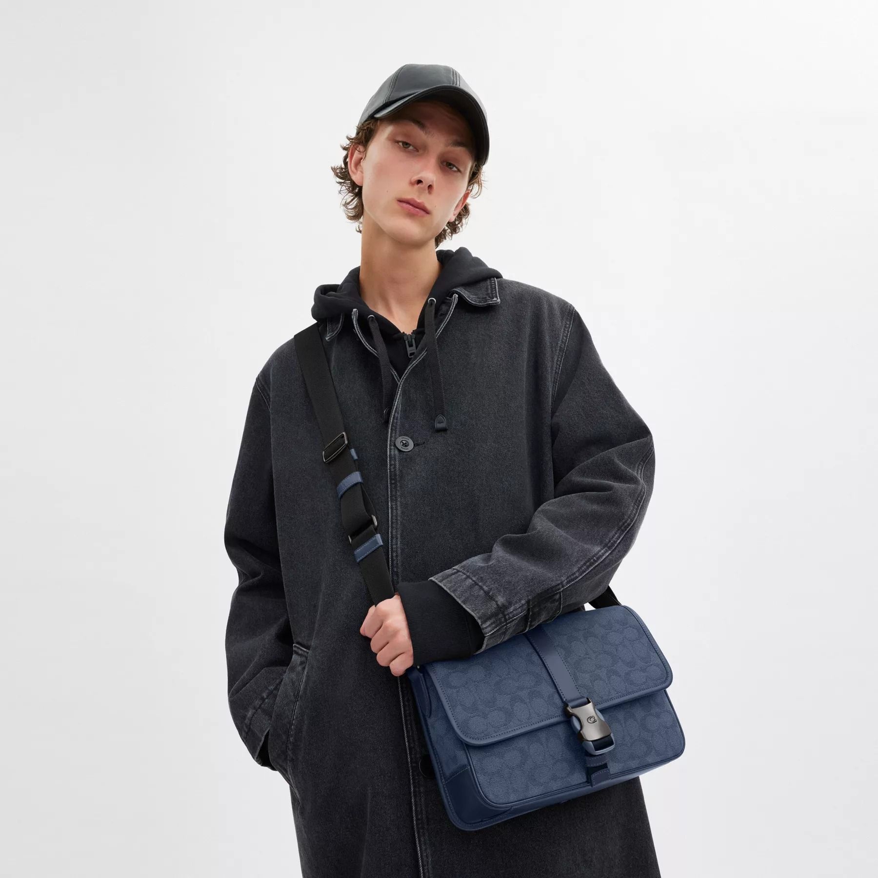  Túi Coach League Messenger Bag 'Chambray' 