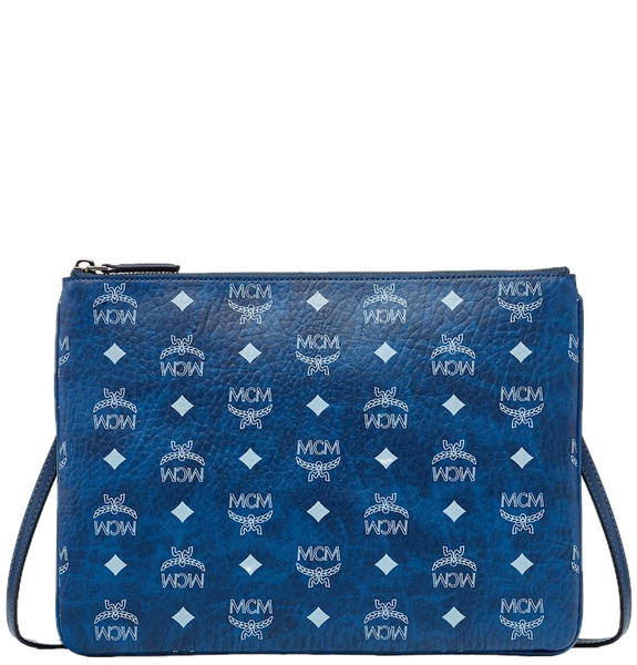  Túi MCM Crossbody Pouch 'Blue Visetos' 
