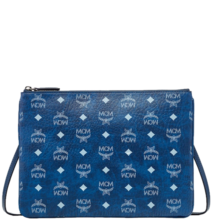  Túi MCM Crossbody Pouch 'Blue Visetos' 