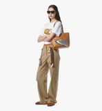  Túi MCM Toni Top-Zip Shopper 'Cognac' 