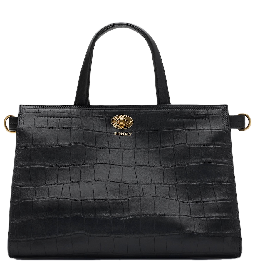  Túi Nữ Burberry Small Cotswolds Tote 'Black' 