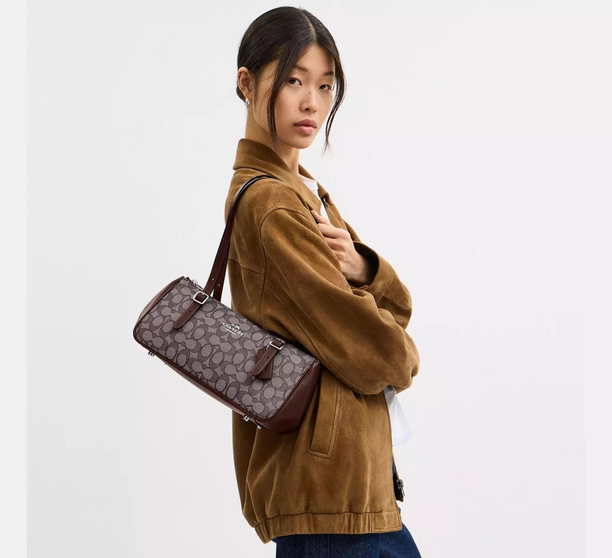  Túi Nữ Coach Asher Shoulder Bag 'Maple' 