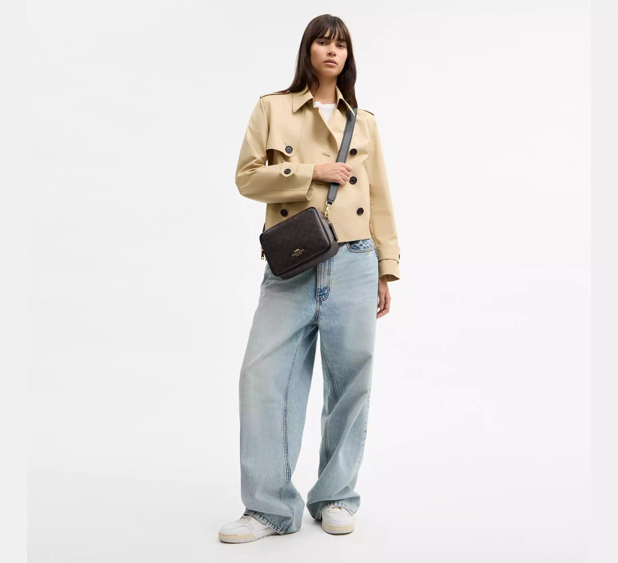  Túi Nữ Coach Carey Crossbody Bag 'Black' 