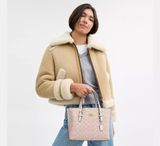  Túi Nữ Coach Mollie Tote Bag 25 'Chalk' 