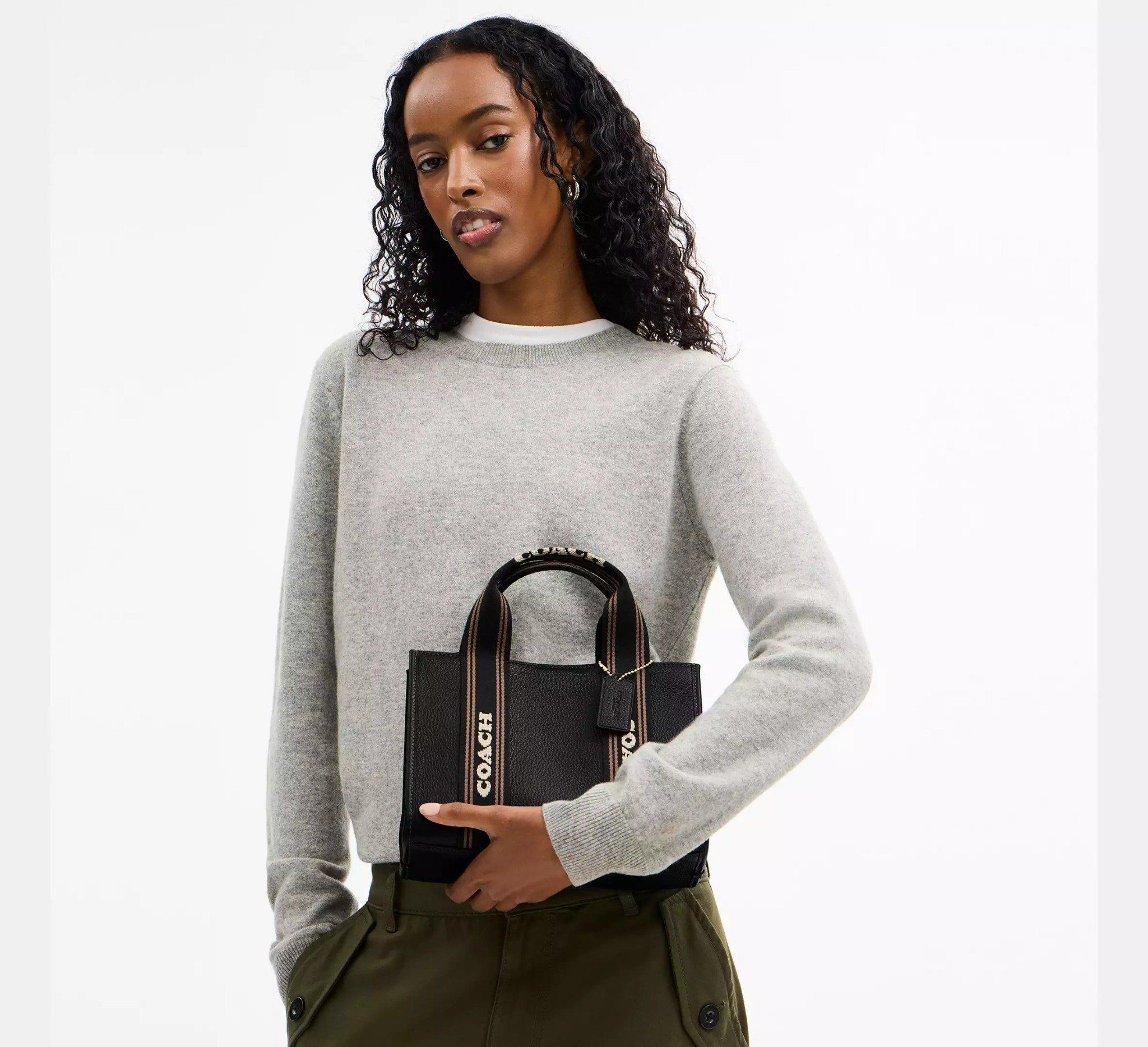  Túi Nữ Coach Smith Tote Bag 24 'Black' 