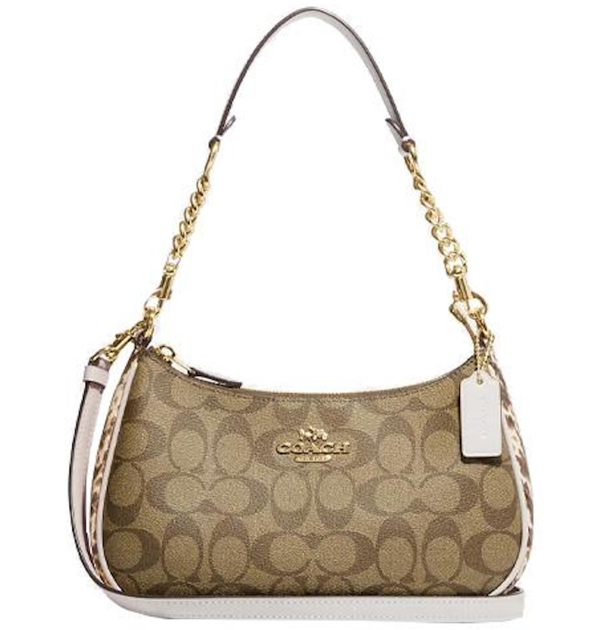  Túi Nữ Coach Teri 24 Shoulder Bag 'Beige' 
