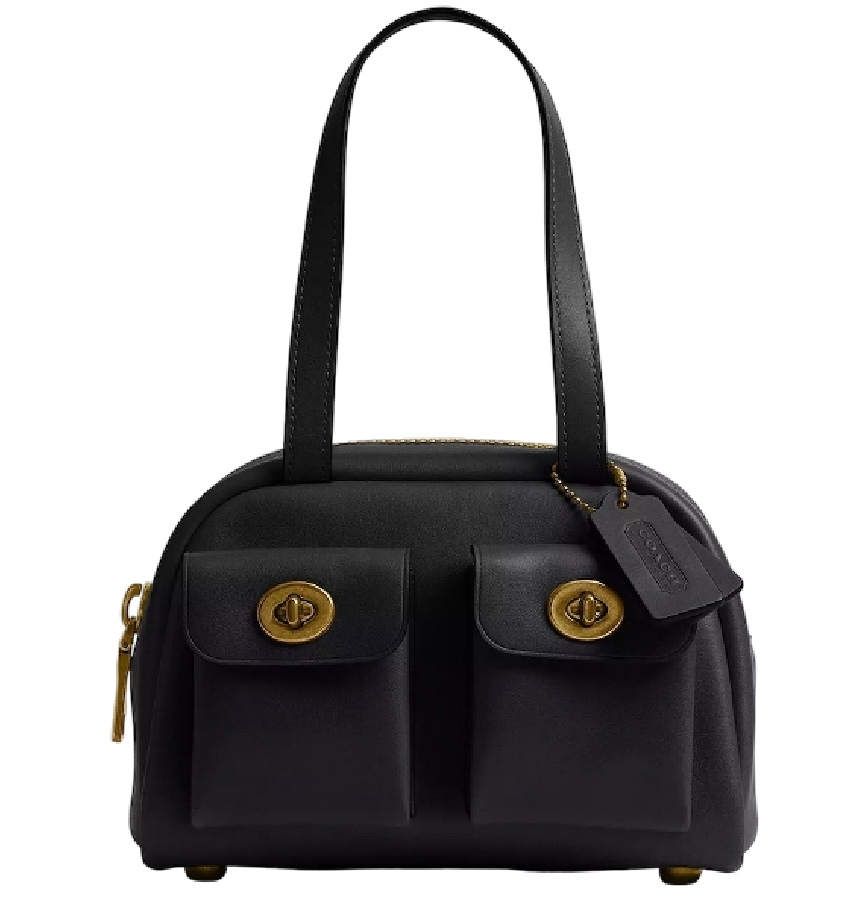  Túi Nữ Coach Twin Turnlock Bag 20 'Black' 