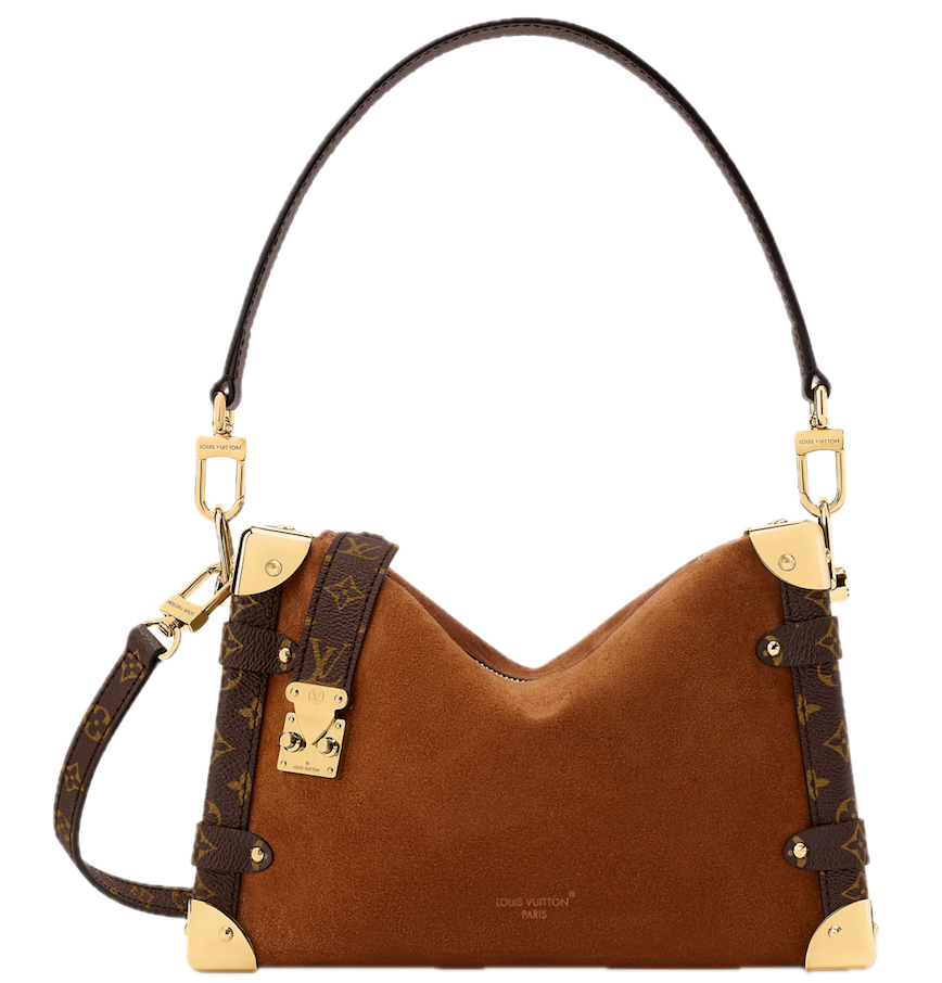  Túi Nữ Louis Vuitton Side MM Trunk Bag 'Brown' 